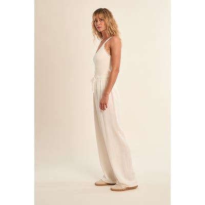 Pantalon fluide, taille haute MOLLY BRACKEN