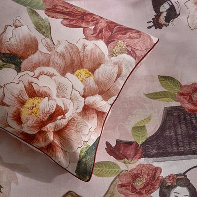 Geisha 100% Cotton Sateen Pillowcase Pair PAOLETTI