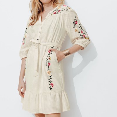 Robe courte point de croix PROMOD