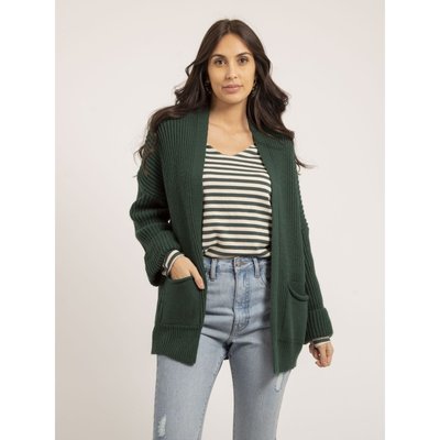 Gilet Mi-long Ouvert Kirsten DONA LISA