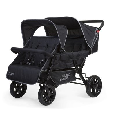 Poussette capacité 4 enfants TWO BY TWO CHILDHOME