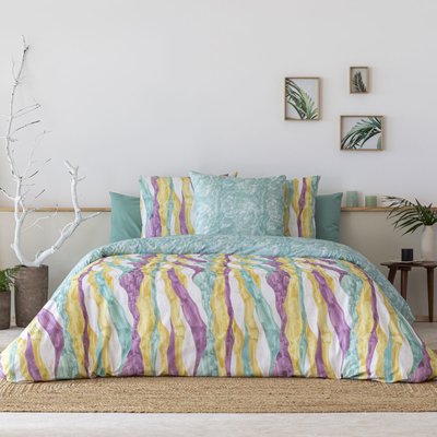 Housse de couette réversible en coton WAVE NAF NAF HOME
