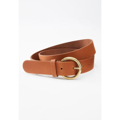 Ceinture croûte de cuir mate DAMART
