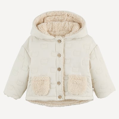 Manteau chaud à capuche, réversible LA REDOUTE COLLECTIONS