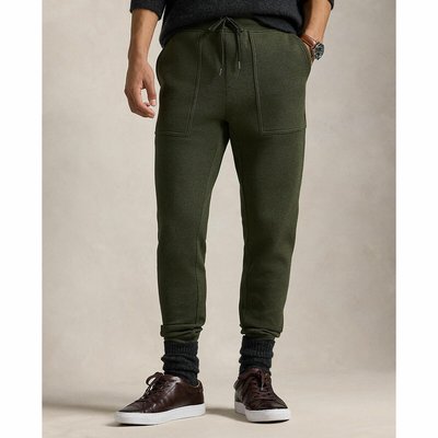 Брюки-джоггеры из ткани пике и сетчатой ткани POLO RALPH LAUREN