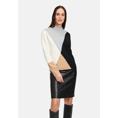 Pull-over en fine maille à col BETTY BARCLAY