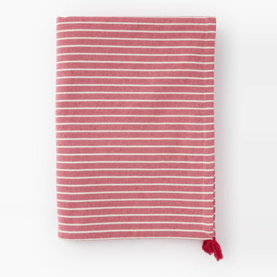 Fouta doublée imprimé, 100x180cm. Extérieur en coton issu de l'agriculture biologique MONOPRIX