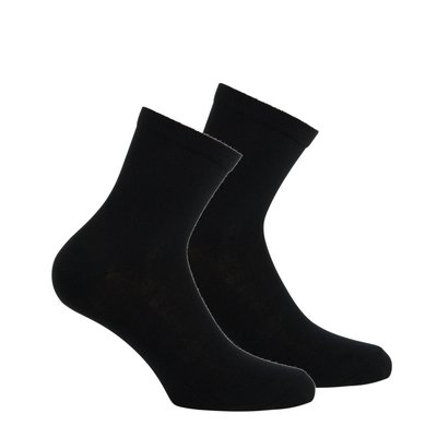 Pack de 2 paires de socquettes jersey en pur coton KINDY