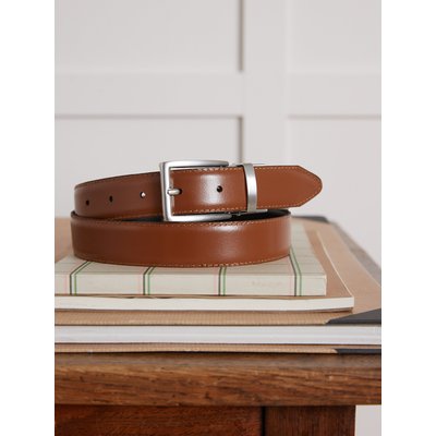 Ceinture cuir réversible CYRILLUS