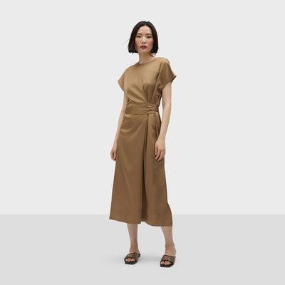 Robe longue ceinturée à manches courtes LOLA CASADEMUNT