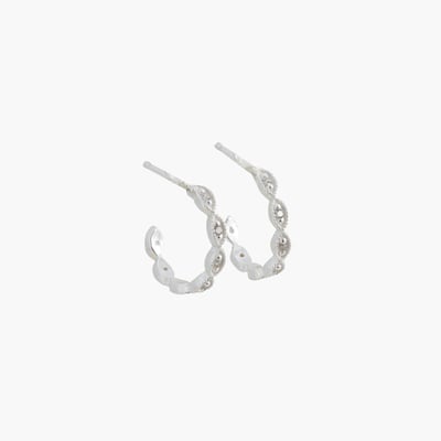 Créoles Argent Garanti et Oxydes de Zirconium BALABOOSTE