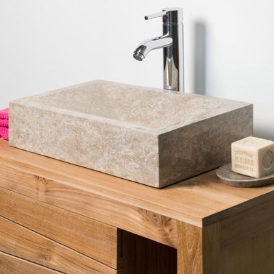 Vasque rectangle 30cm x 40cm ALEXANDRIE WANDA COLLECTION