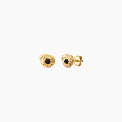 Boucles d'oreilles dorées - eleven CAROLINE NAJMAN