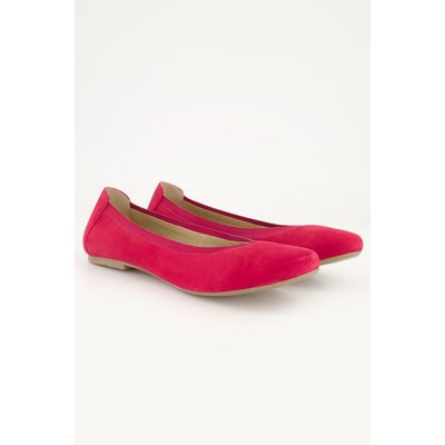 Ballerines en cuir suédé, entrée élastique ULLA POPKEN