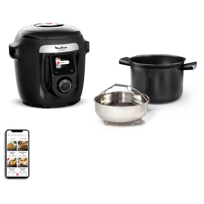 Cookeo CE952810 noir wifi 6 L, 9 modes de cuisson, 150 recettes MOULINEX