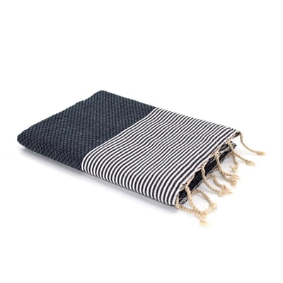 Fouta nid d'abeille coton IBIZA FEBRONIE