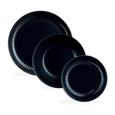 Service de table 18 pcs Cottage Noir - Luminarc LUMINARC