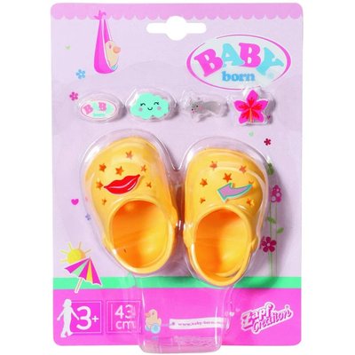 BABY born 43cm Chaussures de vacances avec 6 motifs à clipser ZAPF CREATION