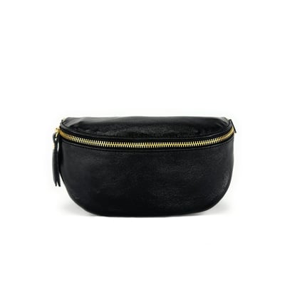 Sac banane en cuir grainé italien LOU-DO OH MY BAG