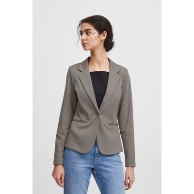 Blazer coupe ajustée, col tailleur ICHI
