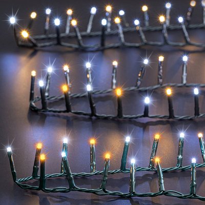 Guirlande lumineuse extérieur 500 LED blanc froid chaud 12m FEERIC LIGHTS & CHRISTMAS