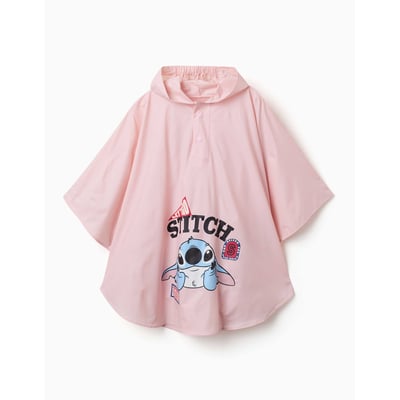 Poncho de pluie à capuche avec imprimé Stitch ZIPPY