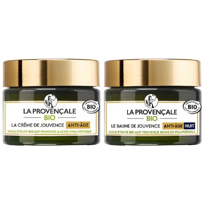 Routine Visage Anti-Âge Crème Jour & Nuit Bio LA PROVENÇALE BIO