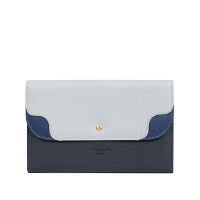 Compagnon de voyage  2 volets  Stop RFID  Cuir BAHIA HEXAGONA