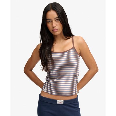 Débardeur Athletic Essentials Rayé Coupe Ajustée SUPERDRY