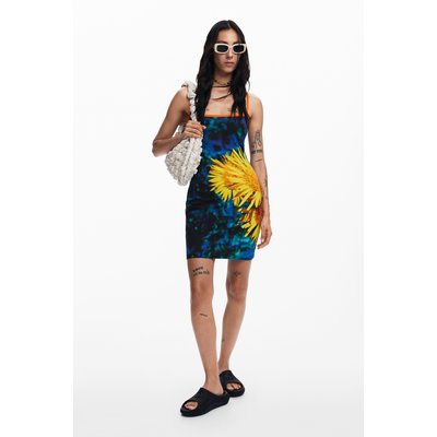 Robe midi tournesols DESIGUAL