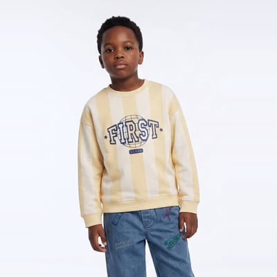 Sweat imprimé en coton BIO GOTS MONOPRIX