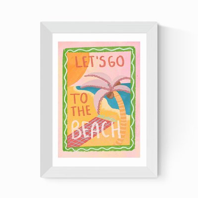 Let's Go To The Beach by Weezy EAST END PRINTS