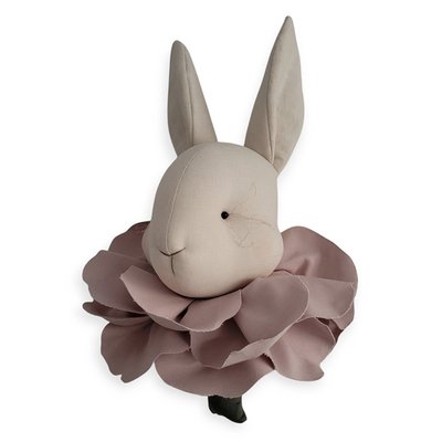 Trophée mural enfant lapin en lin, Flora MAISON SEVIRA SEVIRA KIDS