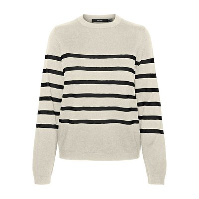 Striped Crew Neck Jumper VERO MODA