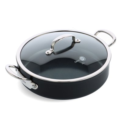 Sauteuse Barcelona pro 30 cm et son couvercle GREENPAN