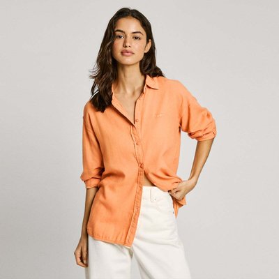 Chemise Coupe Decontractée À Logo Brodé PEPE JEANS