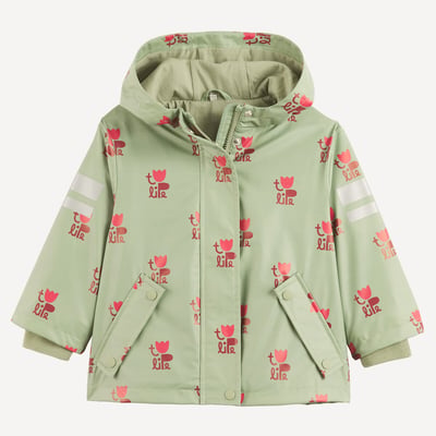 Manteau de pluie à capuche, imprimé floral LA REDOUTE COLLECTIONS