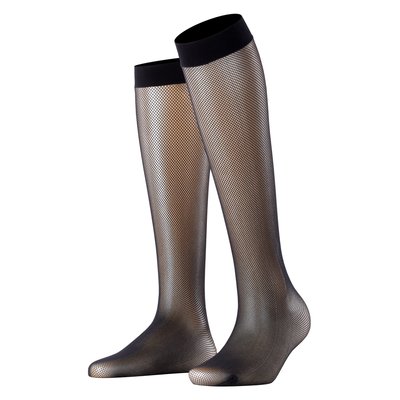 Mi-bas Net Fibre artificielle Transparent FALKE