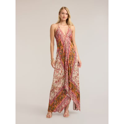 Robe longue imprimée MOTIVI