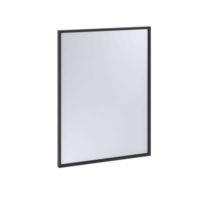 Miroir de salle de bain rectangulaire en MDF noir, Studio SENSEA