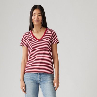 Tshirt à rayures, logo devant, col V LEVI'S