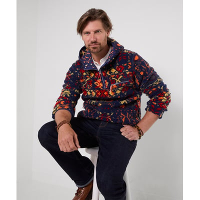 Sweat à Capuche en Sherpa Parfaitement Imprimé JOE BROWNS