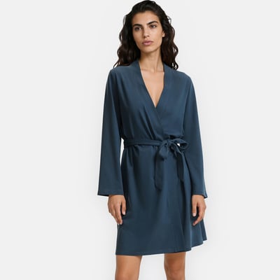 Unifarbener Bademantel aus Baumwolljersey LA REDOUTE COLLECTIONS
