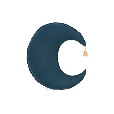 Coussin Lune L1N0 en lin français lavé NOBODINOZ