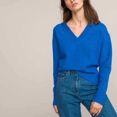 Пуловер с V-образным вырезом LA REDOUTE COLLECTIONS