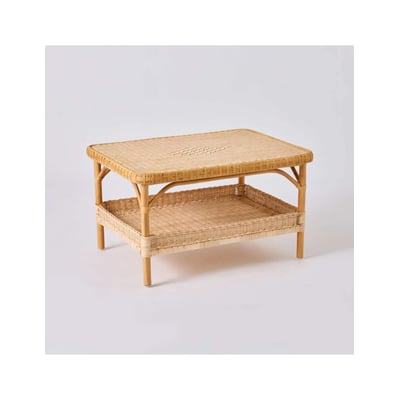 Table basse en rotin grand modèle NANTUCKET KOK