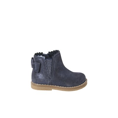 Boots cuir  élastiqués VERTBAUDET