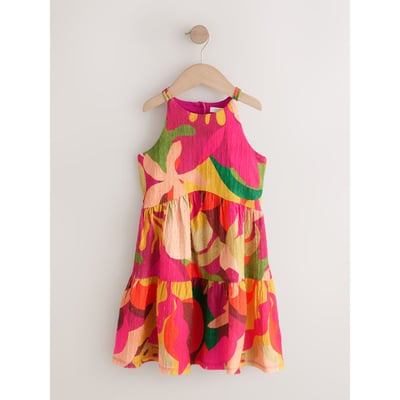 Robe d'été froissée à lanières NEXT