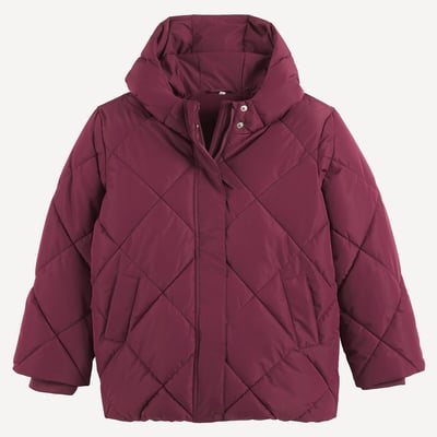Piumino caldo con cappuccio, foderato in pile LA REDOUTE COLLECTIONS