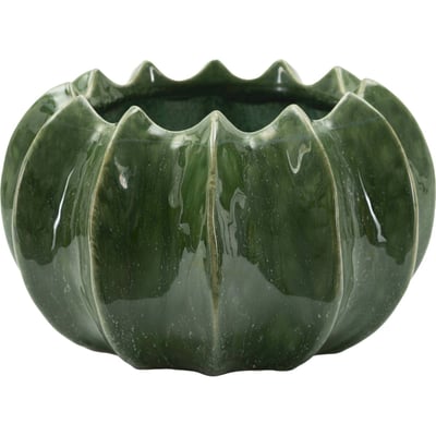 Cache-pot céramique relief cactus MODERN RECOLLECTION